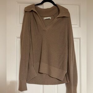 Abercrombie & Fitch notch neck sweater polo